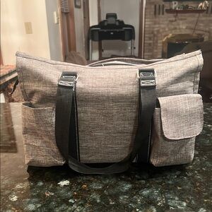 Gray Tote Bag
